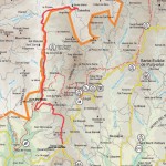 Mapa ruta Pedra dreta-Salselles
